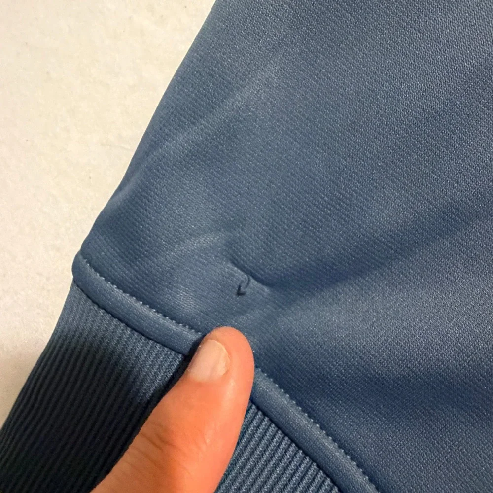 Under Armour ColdGear Mens XXL Joggers Blue Grey Fleece Lined Pants 1357123